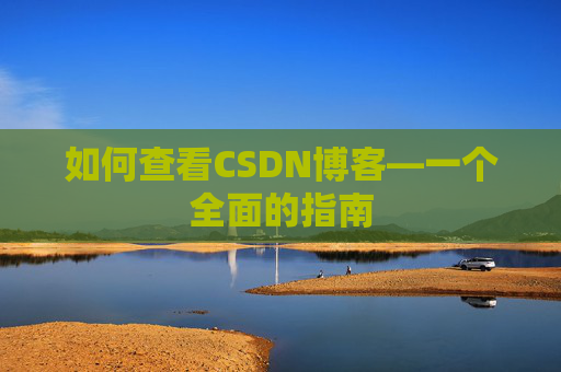 如何查看CSDN博客—一个全面的指南