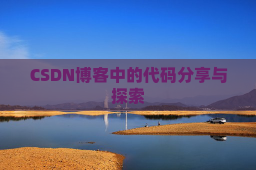 CSDN博客中的代码分享与探索 CSDN博客中的代码分享与探索